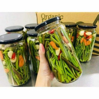 Hũ thủy tinh 500ml _ 1lit nắp thiếc