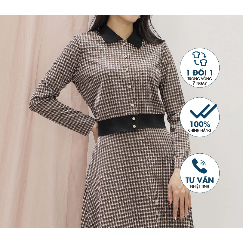 Áo Sơ mi cổ và gấu bo chun Emspo , cài cúc mặt huy hiệu SML2570