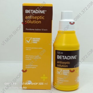 Dung dịch sát khuẩn Betadine 10%