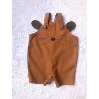 Yếm Chuột cho bé vải linen.