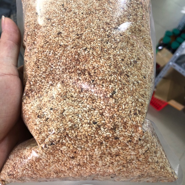 Hạt vừng vàng rang sẵn gói 1kg