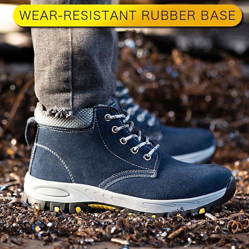 Men Work Safety Boot Hiking Steel Toe Cap Công Trường