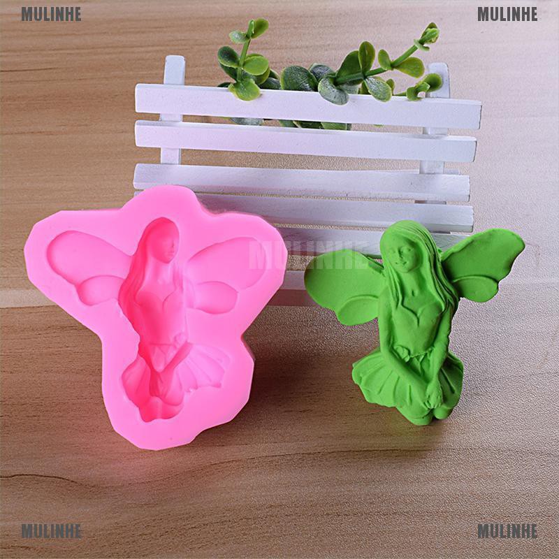 Khuôn Silicone Tạo Hình Thiên Thần Tiên 3D Trang Trí Bánh