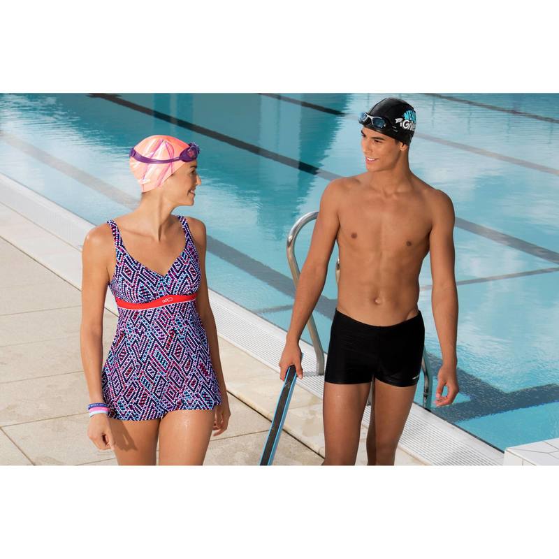 Quần bơi boxer Decathlon Nabaiji B-Active + Pip cho nam - Đen