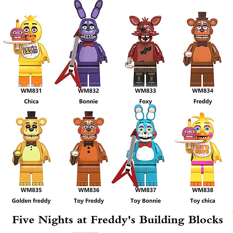 Đồ chơi mô hình lắp ghép nhân vật Five Nights at Freddy's