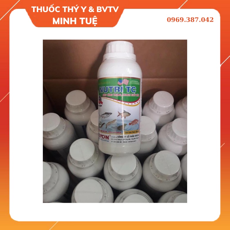 Nutri TC - Siêu tăng trọng, nhanh xuất bán cho tôm cá lươn ếch rút ngắn thời gian nuôi - Thuốc Thủy Sản Minh Tuệ