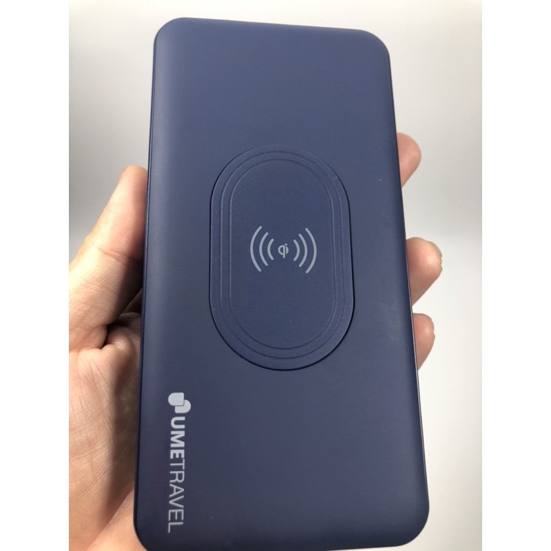 Sạc dự phòng Wireless Li-polymer 10000mAH UMETRAVEL PW1, Sạc không dây, Sạc nhanh, Hàng chính hãng