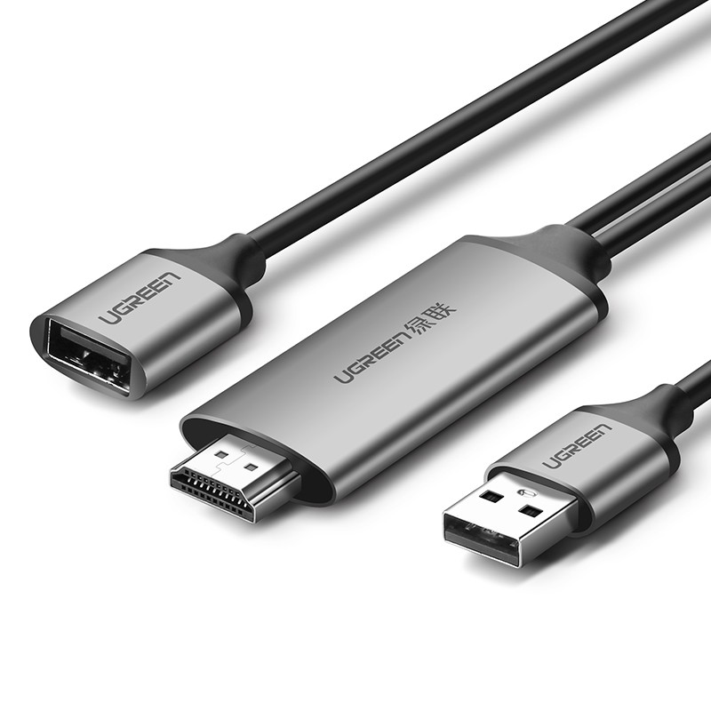 [Mã ELHACE giảm 4% đơn 300K] Cáp Chuyển Đổi USB (Micro, Lightning, Type-C) Sang HDMI UGREEN 50291