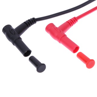 1 Pair Probe Test Leads Pin Digital Oscilloscope Multimeter Test Leads for Current Voltage Meter
