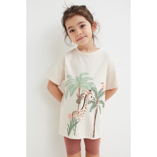 Bộ cộc quần legging kids HM US/JAPAN chính hãng sz từ 1.5-2y đến 9-10y