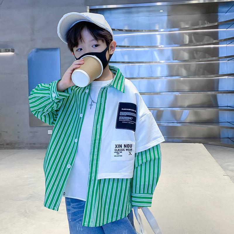 Áo Thun Thời Trang Mùa Xuân Hàn Quốc 2022 Dành Cho Bé Trai Mới