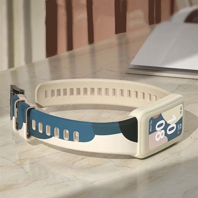 Dây Đeo Silicon Thay Thế Cho Đồng Hồ Thông Minh Huawei Band 7 6 Honor Band 4 / 5 / 6