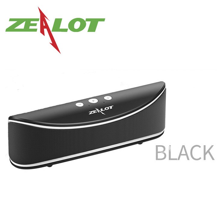 Loa bluetooth mini di động Zealot kép siêu trầm S2 kết nối với điện thoại máy tính nghe nhạc cực hay