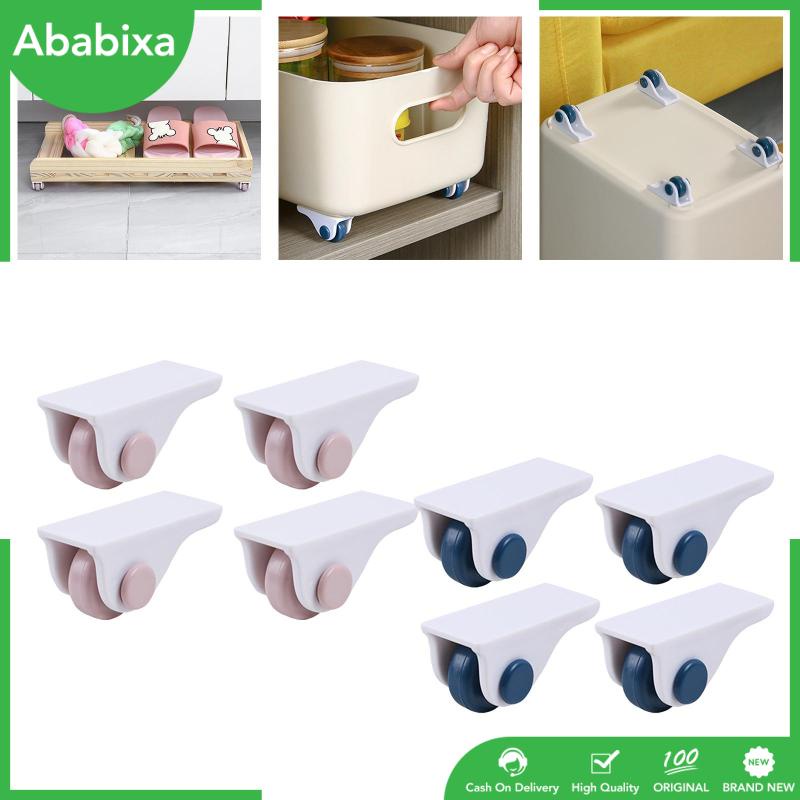 Bánh Xe Mini Xoay 360 Độ Tự Dính Thông Dụng Cho Thùng Rác