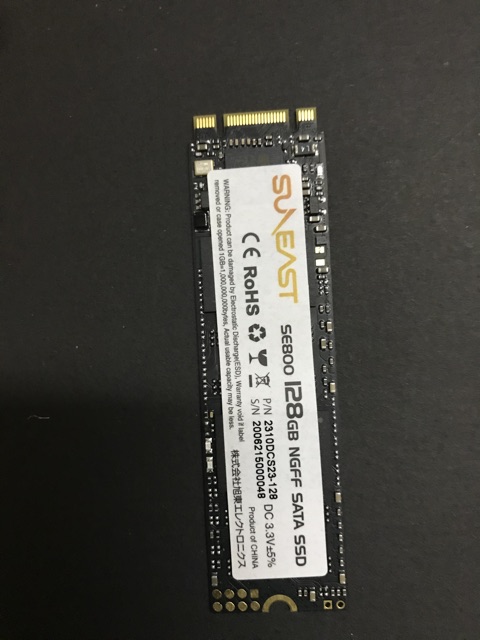 Ổ cứng ssd m2.2280 Suneast 128gb/256Gb ES800 chính hãng