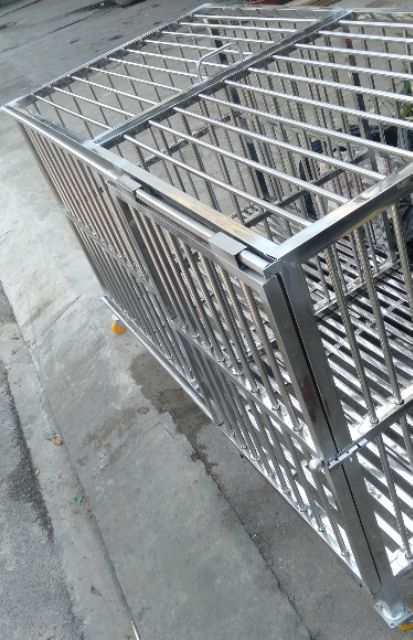 Chuồng chó inox 80*160*90 SHIP HỎA TỐC TPHCM