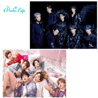 Bộ Tranh Đính Đá Diy Hình Các Thành Viên Nhóm Nhạc Bts Kích Thước 30x40cm