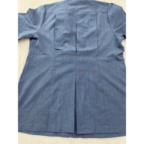 Áo vest công sở xanh phối viền đen Edwards (Size L) - Thanh lý vnxk