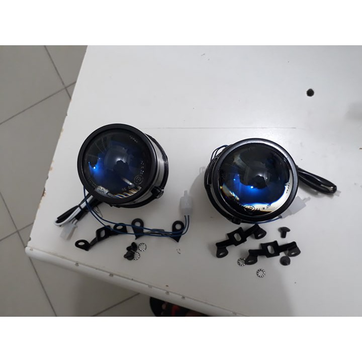 Đèn bi gầm   2,5 inch lens xanh nước biển
