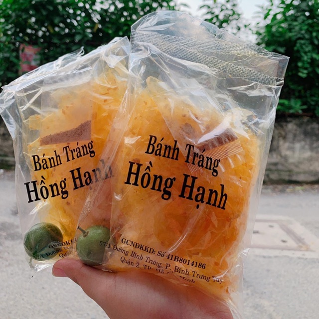 BÁNH TRÁNG TỎI HỒNG HẠNH