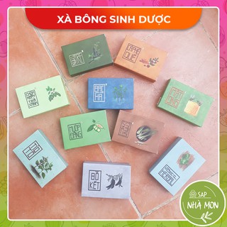 [Sống Xanh] Xà Bông Sinh Dược - Xà Phòng Thảo Dược Thành Phần Tự Nhiên Hợp Tác Xã Sinh Dược - 100g