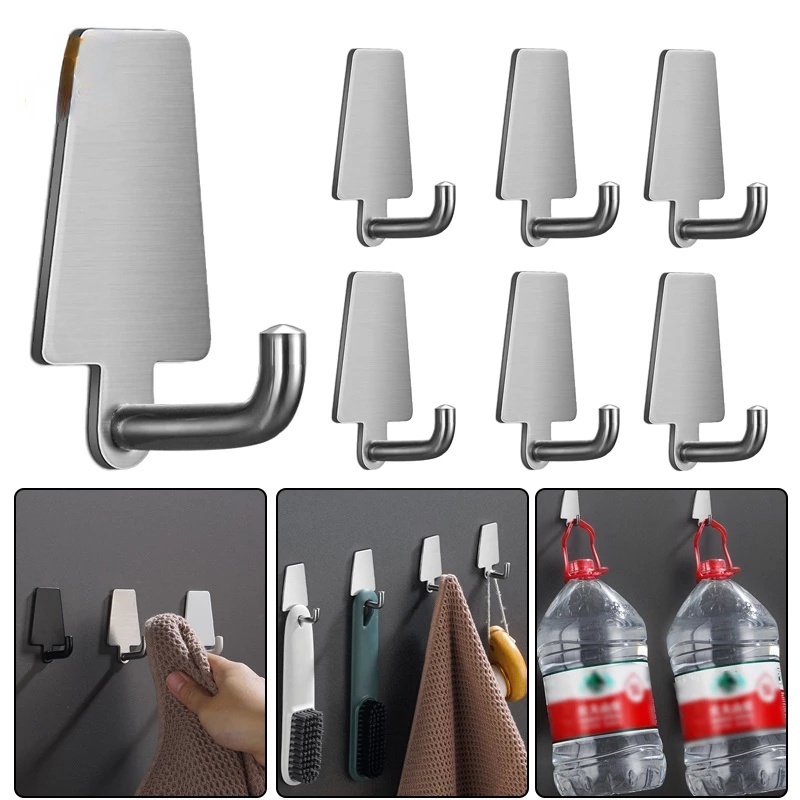 Giá Đỡ Treo Áo Khoác/Khăn Tắm Bằng Thép Không Gỉ Tiết Kiệm Không Gian
