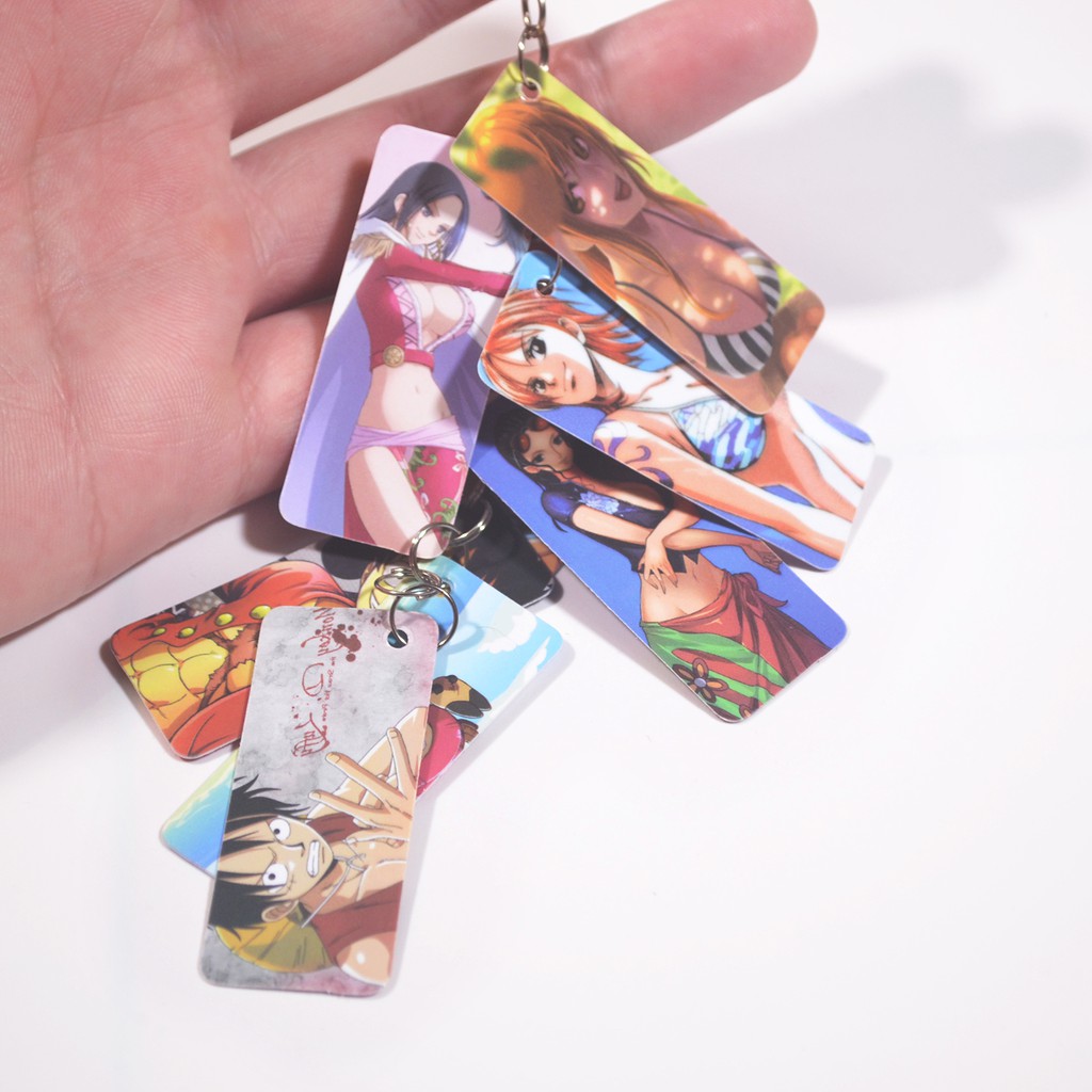 [thanh lý bán lỗ]Xâu móc khóa thẻ Anime - One Piece [AAM] [PGN18]