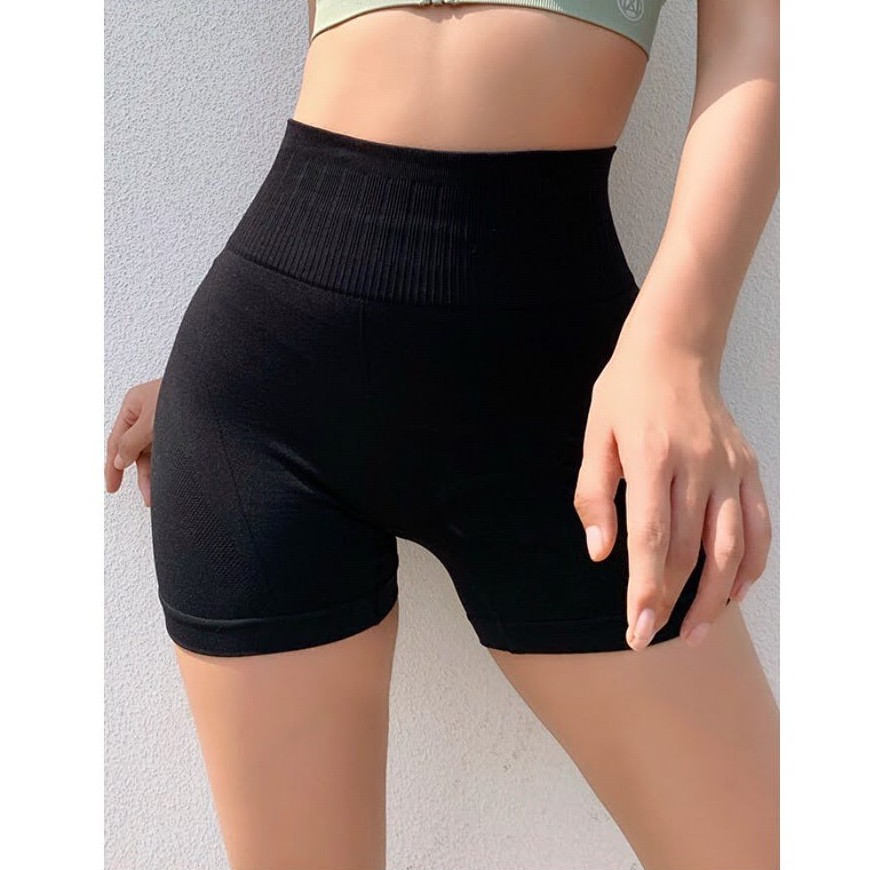 Quần Biker Short Legging Đùi tập gym nữ Dệt Naqi Tập Gym Yoga Erobic Đồ Tập Thể Thao Nữ Giá Rẻ 𝑮𝒀𝑴𝑺𝑻𝑶𝑹𝑬 220