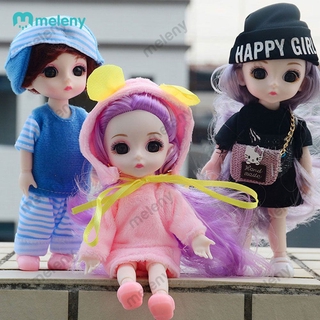 “Fast Shipping” Children 16CM princess vinyl doll girl toy DIY dress up doll MLN