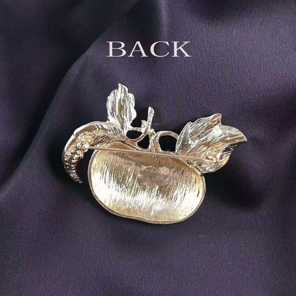 Trâm Cài Áo Hình Bí Ngô VANES1 Thời Trang Sang Trọng