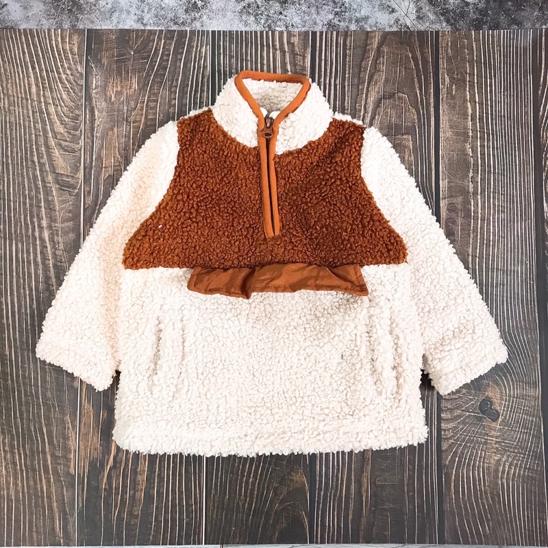 Áo lông cừu nhân tạo xuất dư NUTMEG