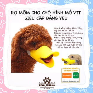 Rọ mõm cho chó hình mỏ vịt