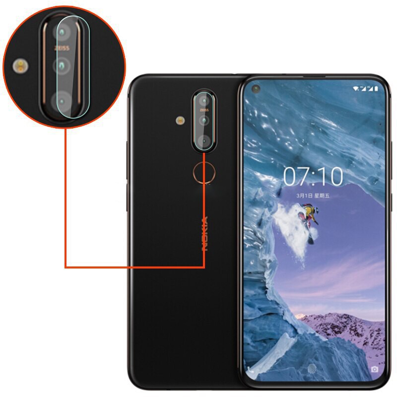 Bộ 2 cường lực camera Nokia X71 cụm 3 camera