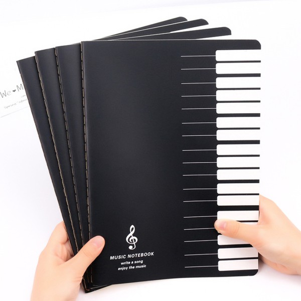 Sổ 18 trang ghi chép dành cho luyện tập đàn piano violin 5 dòng kẻ độc đáo tiện dụng