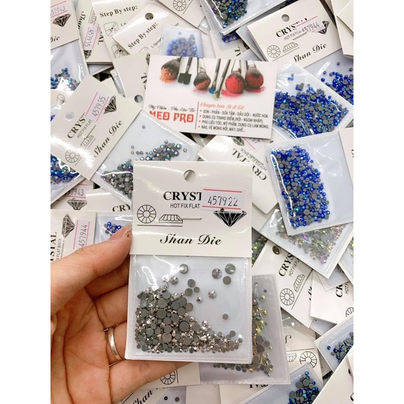 đá chân keo mx size trang trí móng tay chân ( 1 gói 800 viên) trang 2