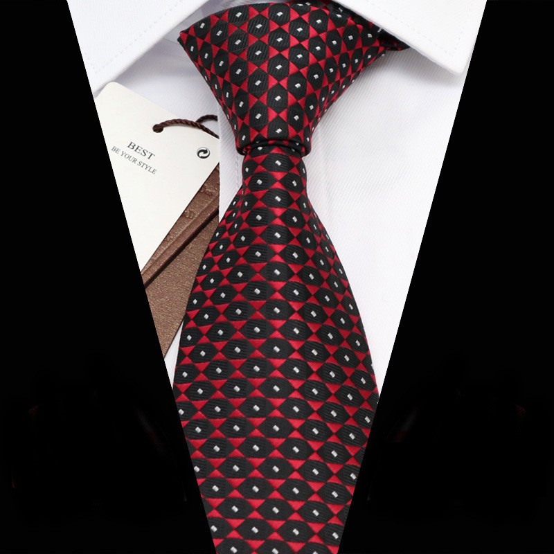 Cà Vạt Nam 8Cm Họa Tiết Paisley Phong Cách Doanh Nhân Mới