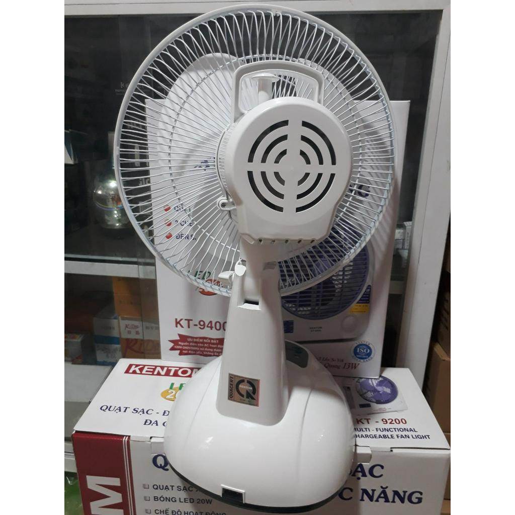 QUẠT SẠC KENTOM 9500 1 bình và 2 bình
