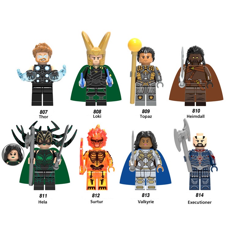 Đồ Chơi Lắp Ráp Nhân Vật Siêu Anh Hùng Marvel X0185