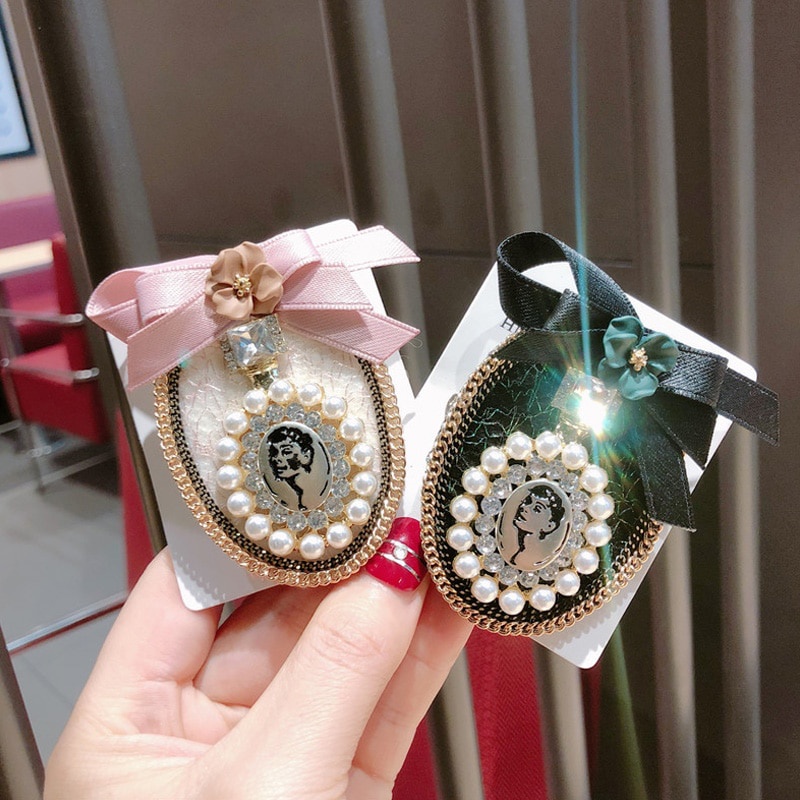 Ghim cài áo hình lọ hoa đính ngọc trai giả thời trang cho nữ