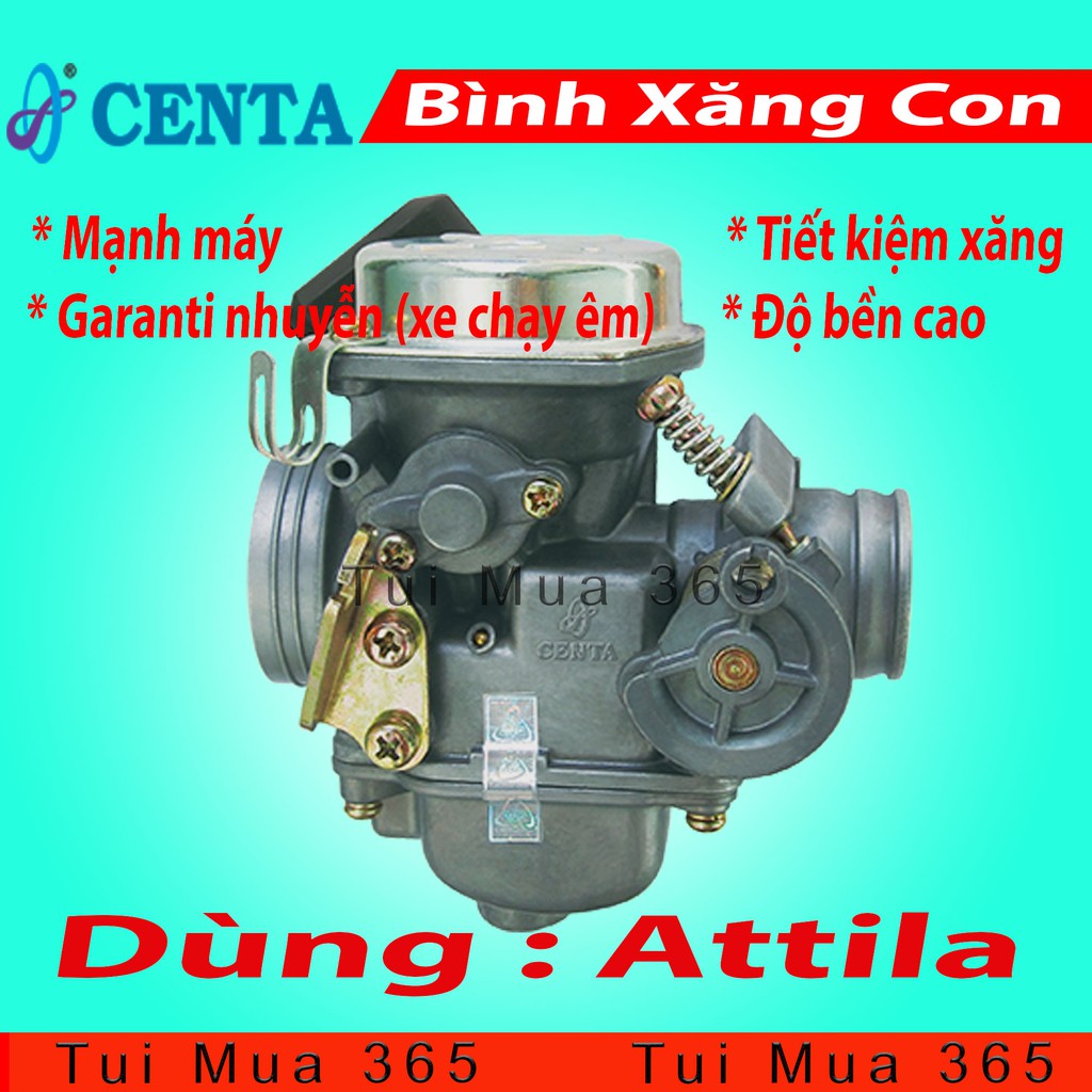 Bình Xăng Con xe Attila Tiết Kiệm Xăng chính hãng