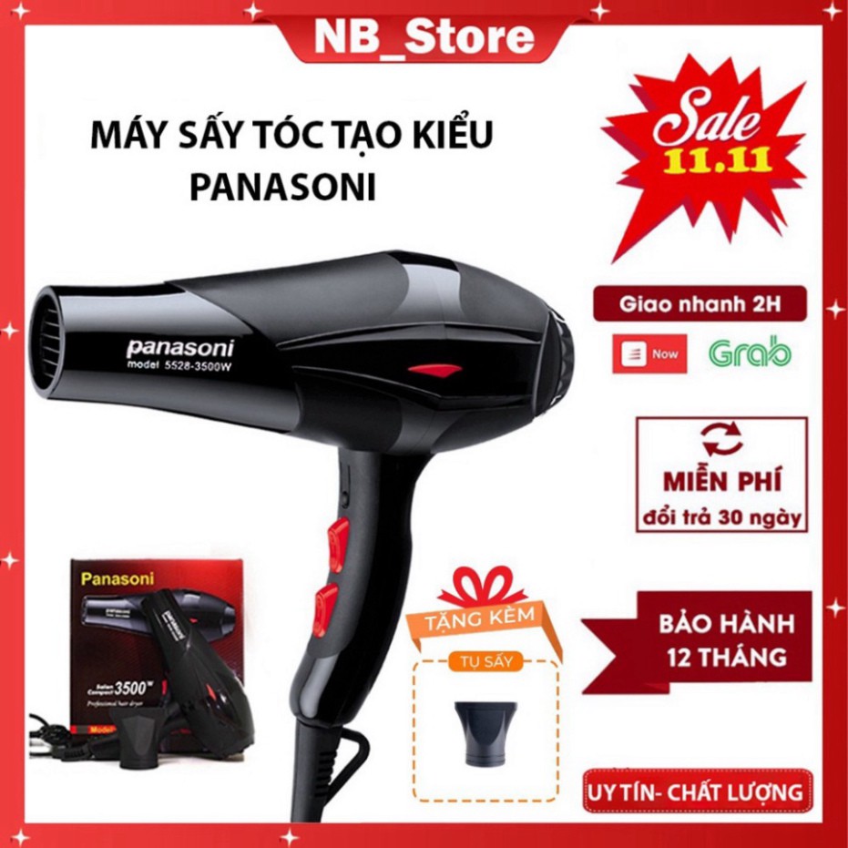 Máy Sấy Tóc Panasoni 2 Chiều,Máy Tạo Kiểu Tóc 2 Chiều Nóng Lạnh Có Phụ Kiện Kèm Theo