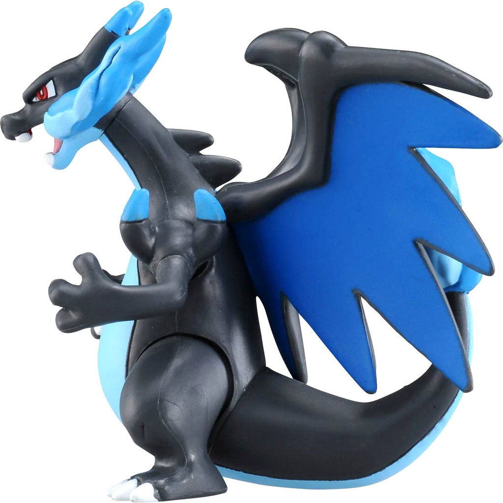 [HOT] Mô hình Pokemon Mega Charizard X của Takara TOMY (Hiếm) Super Size - Pokemon Figure Moncolle