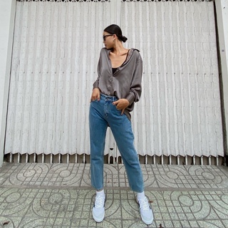 Áo Sơ Mi Satin Lụa MGSS HASHTAGEM Freesize <60kg