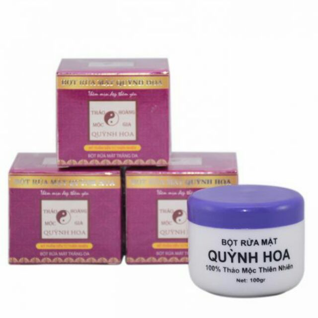 Bột rửa mặt quỳnh hoa