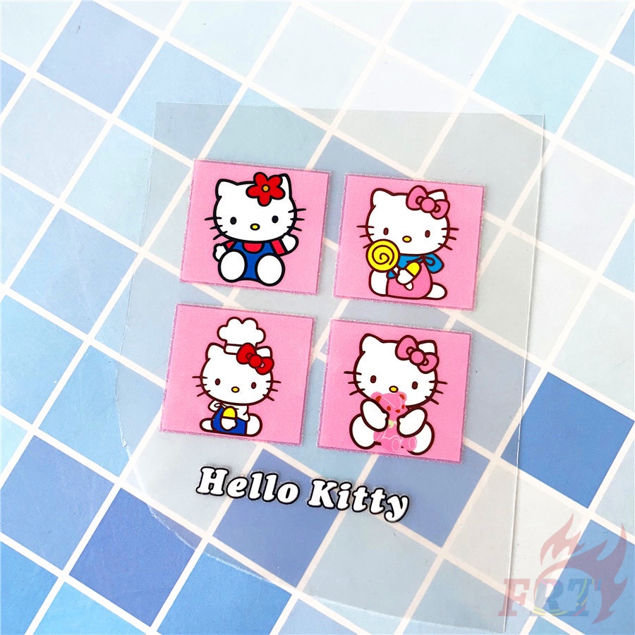 ◆ Miếng Dán Vinyl Chuyển Nhiệt Hình Hello Kitty ◆ 1 Sticker Dán Ủi Với Thiết Kế Đẹp Mắt