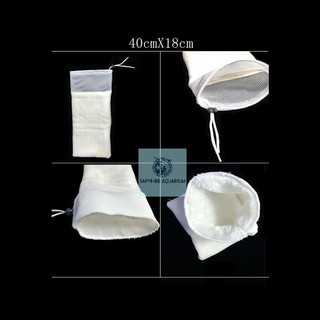 Túi lọc nước bể cá chặn cặn bẩn, bụi mịn chất liệu vải bông cao cấp