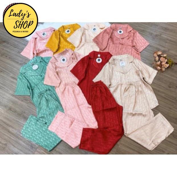 [FREESHIP] Đồ Ngủ💚Đồ Bộ Pijama Lụa Gấm Tay Ngắn-Quần Dài Cao Cấp [ẢNH THẬT+VIDEO | BigBuy360 - bigbuy360.vn