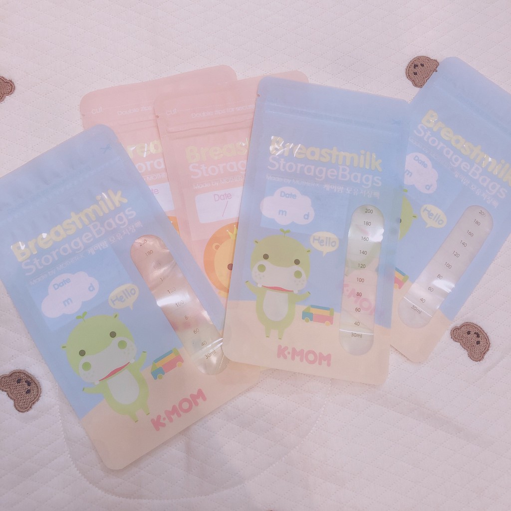 Túi Trữ Sữa K-MOM Hàn Quốc (lẻ 1 cái) 200ml