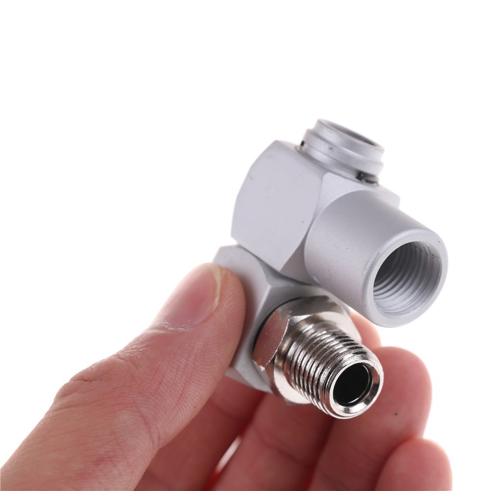 Khớp Nối Ống Khí Nén 1 / 4 BSP Xoay 360 Độ
