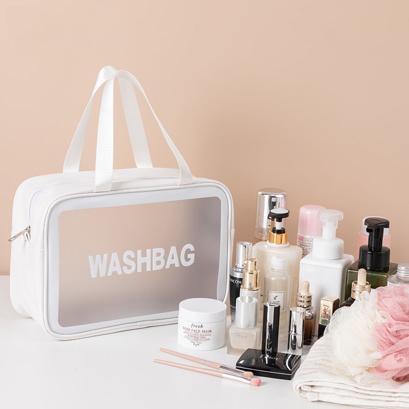 [HOT] Túi đựng mỹ phẩm du lịch trong suốt, túi đựng đồ trang điểm mini cao cấp cực xinh Washbag 88249 shop tiện ich 88